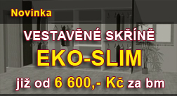 Vestavěné skříně EKO-SLIM