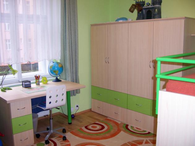 Dětské pokoje a nábytek, příklad 017