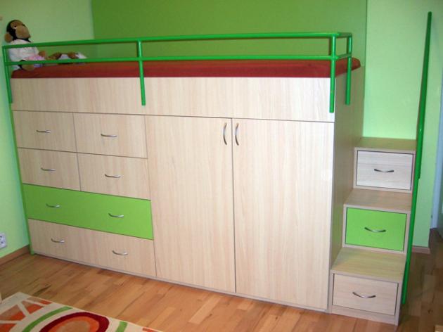 Dětské pokoje a nábytek, příklad 016