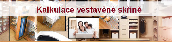 Kalkulace vestavěné skříně na míru